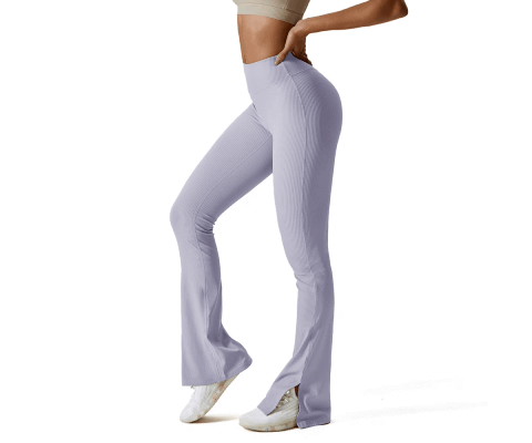 Ausgestellte Leggings für Damen, High-Waist-Yogahosen für Damen, ausgestellte Hosen im Bootcut-Stil